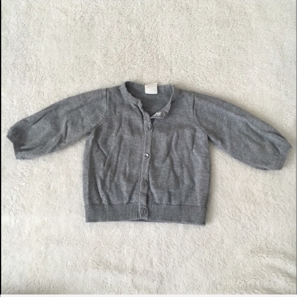 H&M Gray Button Cardigan Sweater - Picture 2 of 3